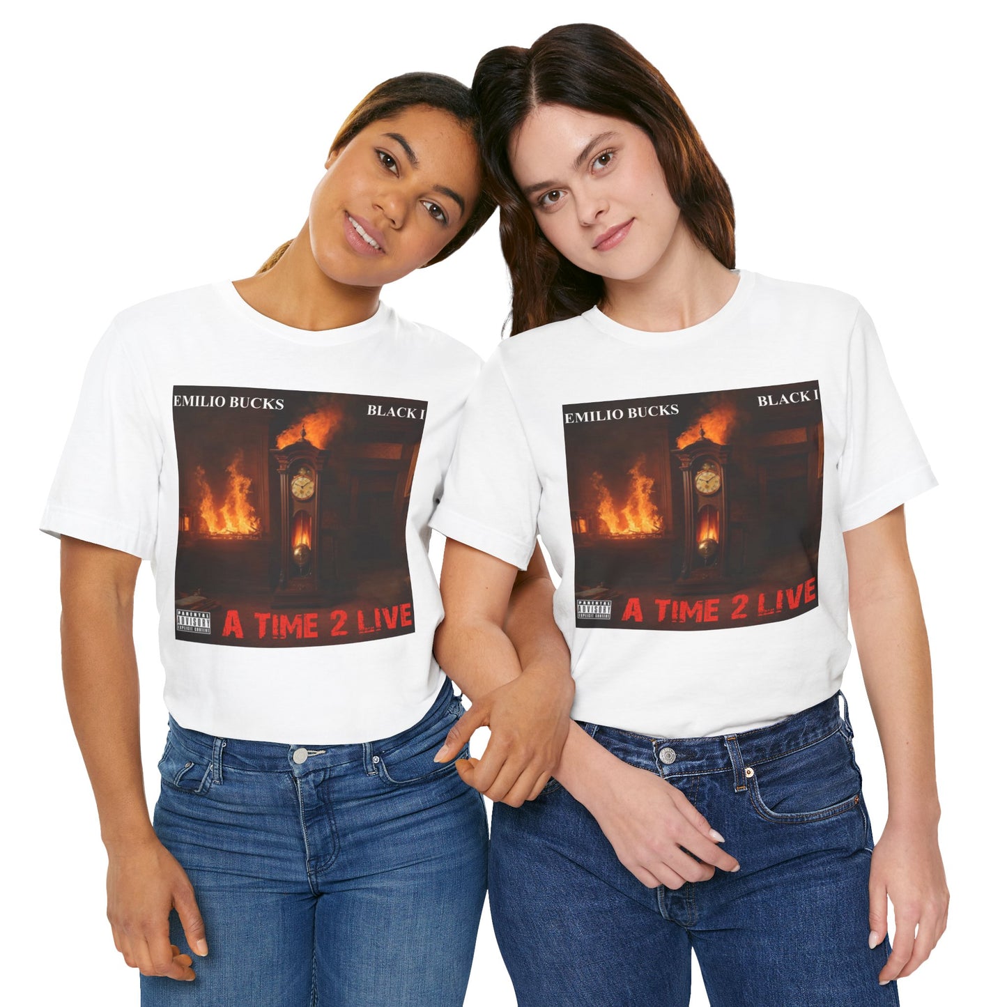 A Time 2 Live Unisex Tee - Artful Graphic Tee for Music Lovers