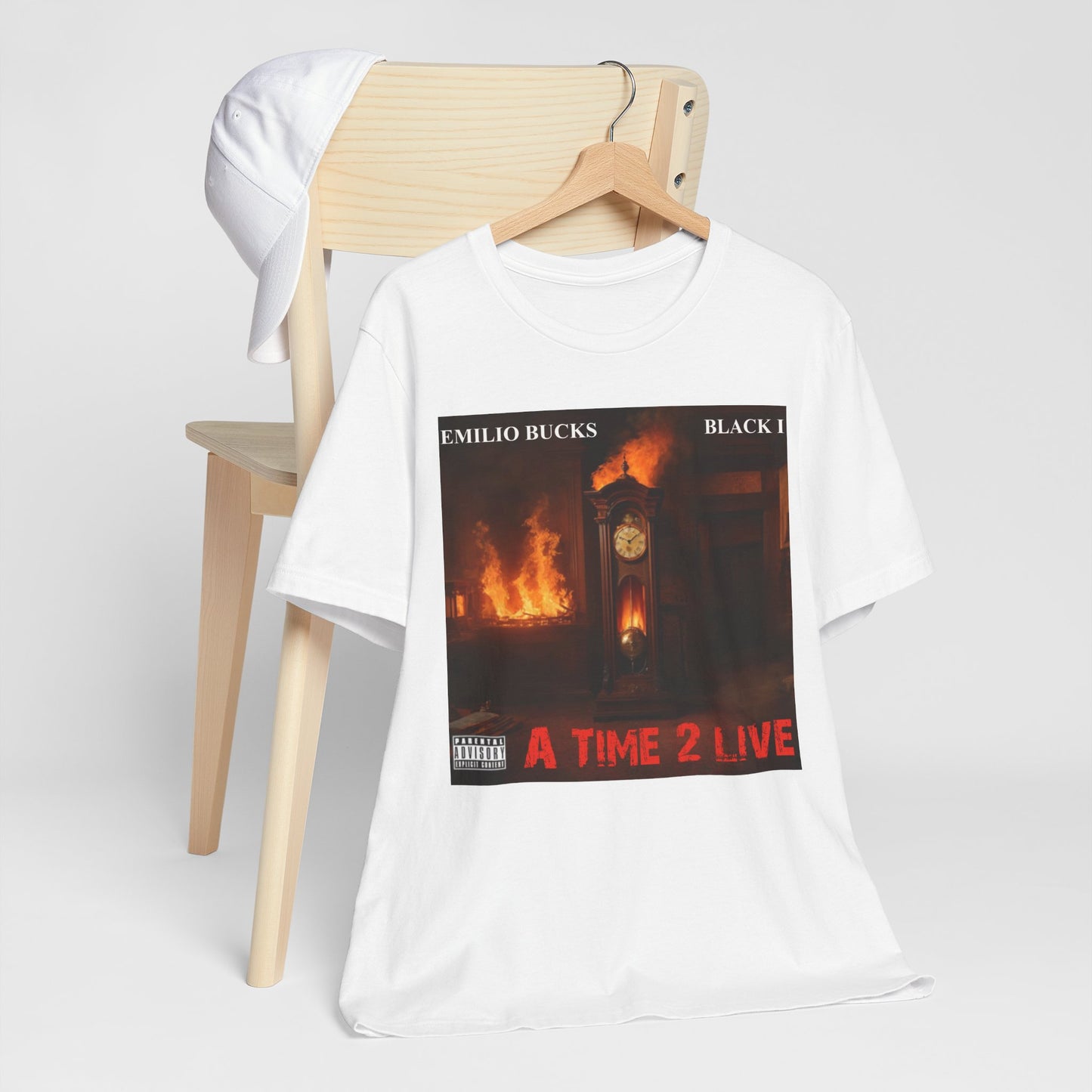 A Time 2 Live Unisex Tee - Artful Graphic Tee for Music Lovers