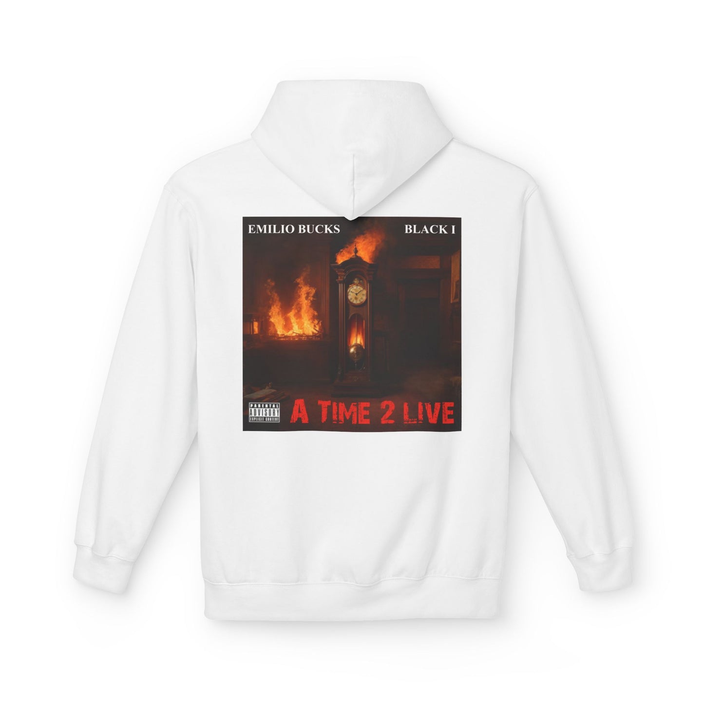 A Time 2 Live Unisex Fleece Hoodie - Graphic Design for Music Lovers