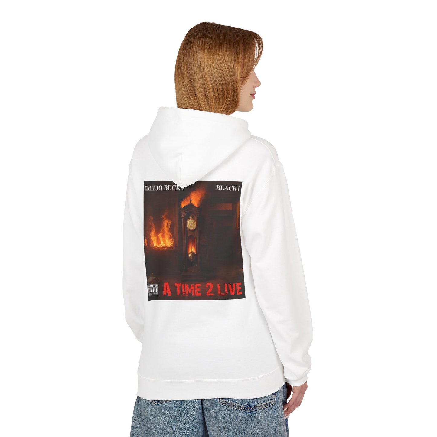 A Time 2 Live Unisex Fleece Hoodie - Graphic Design for Music Lovers