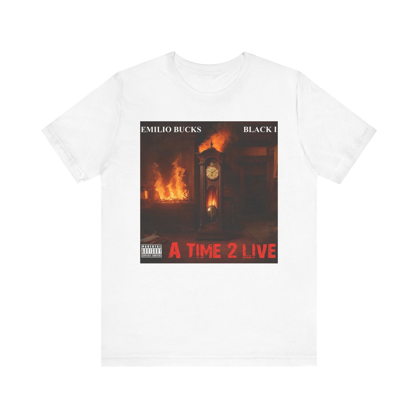 A Time 2 Live Unisex Tee - Artful Graphic Tee for Music Lovers
