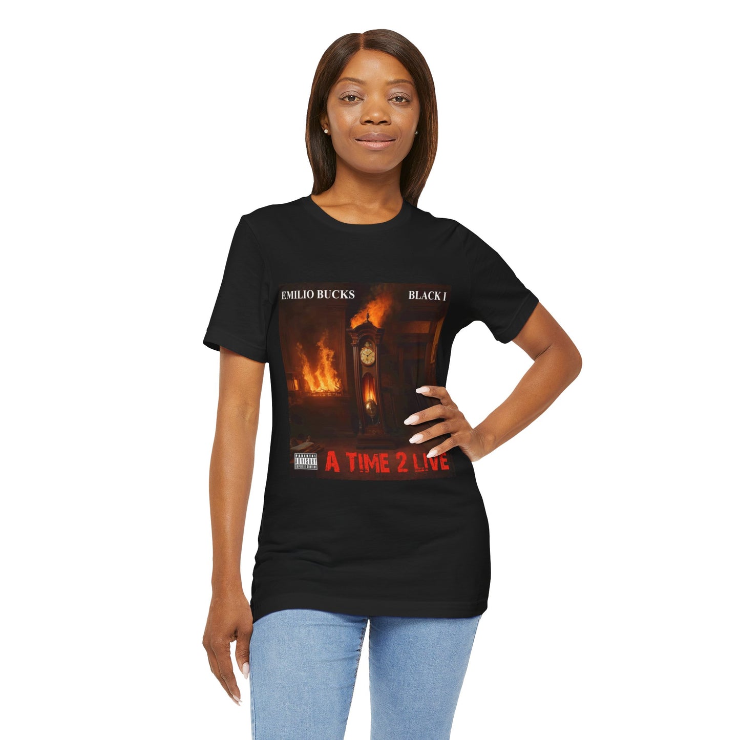 A Time 2 Live Unisex Tee - Artful Graphic Tee for Music Lovers