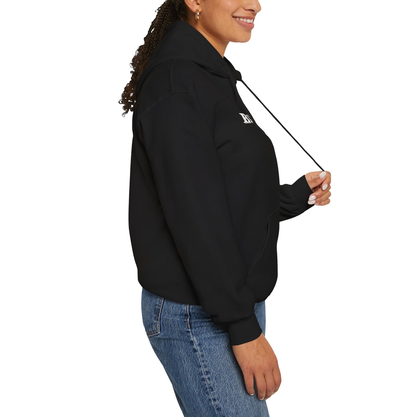 Black Black I Unisex Heavy Blend™ Hooded Sweatshirt