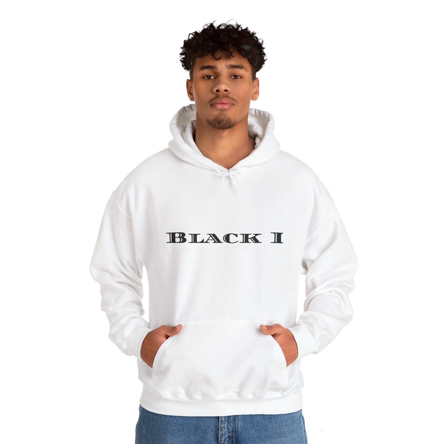 Black I Blanco Unisex Heavy Blend™ Hooded Sweatshirt