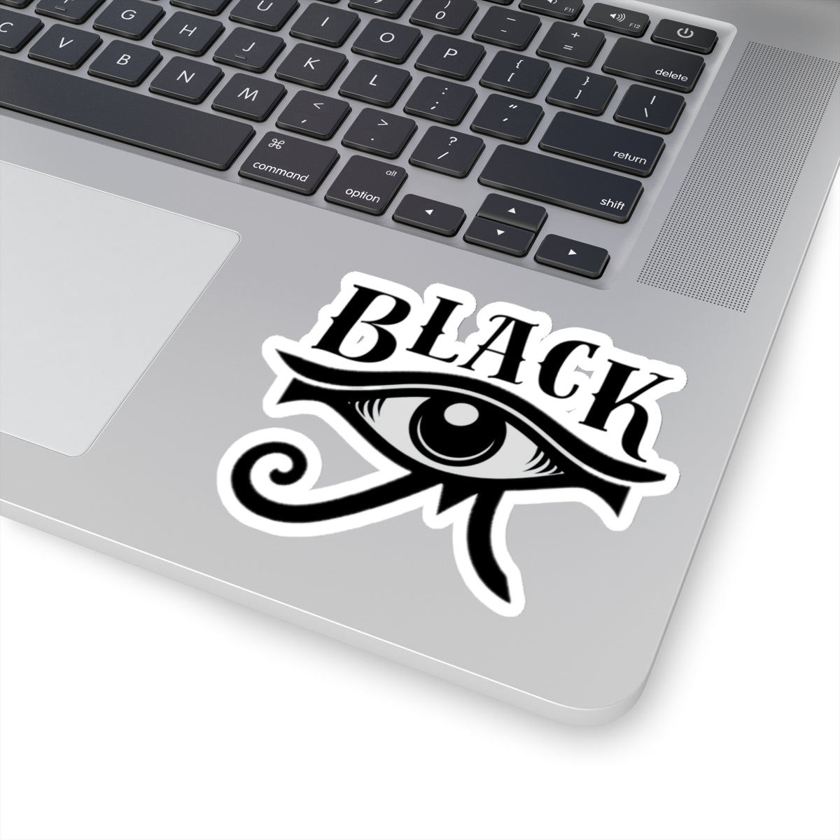 4x4 Black I Kiss-Cut Stickers