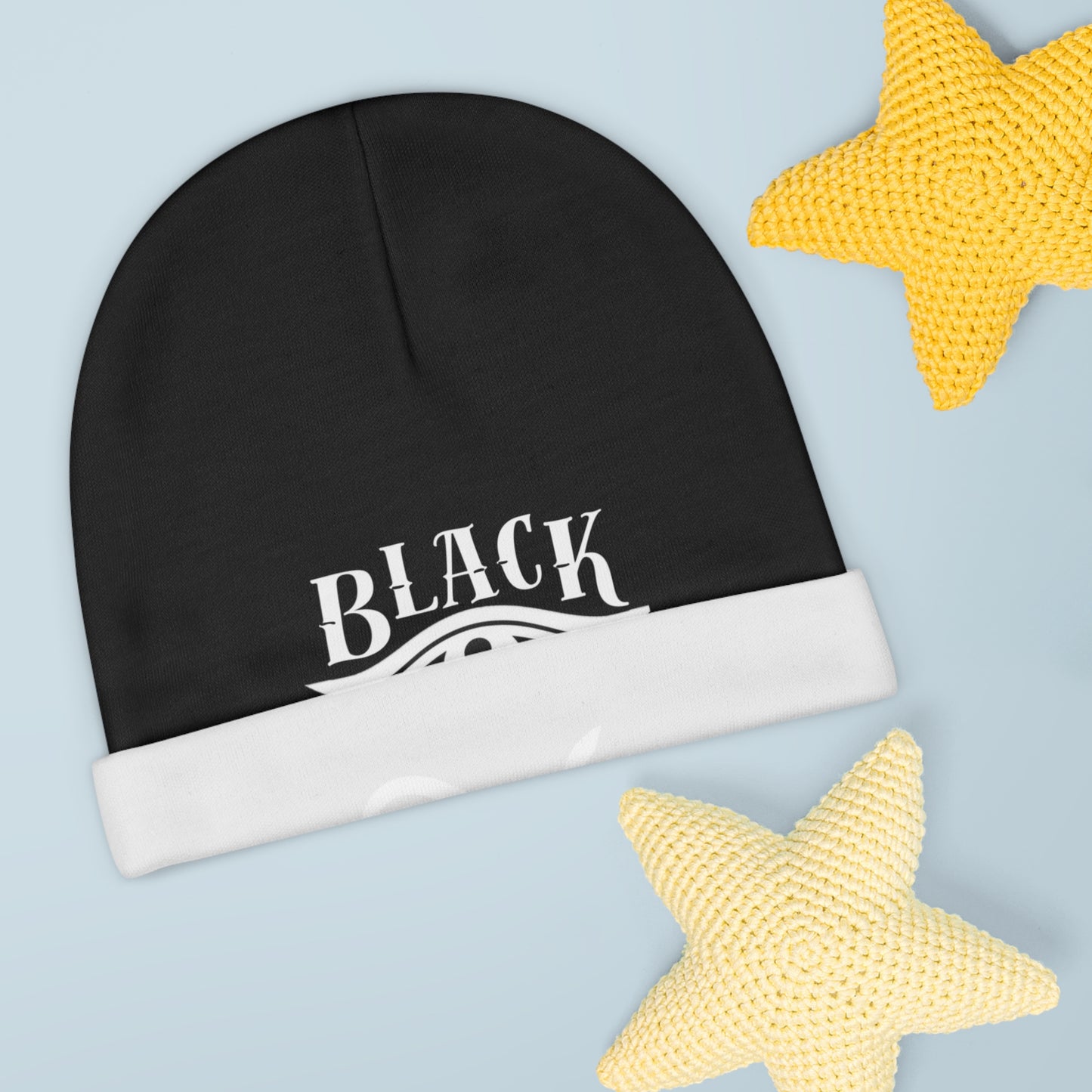 Black Baby Beanie (AOP)